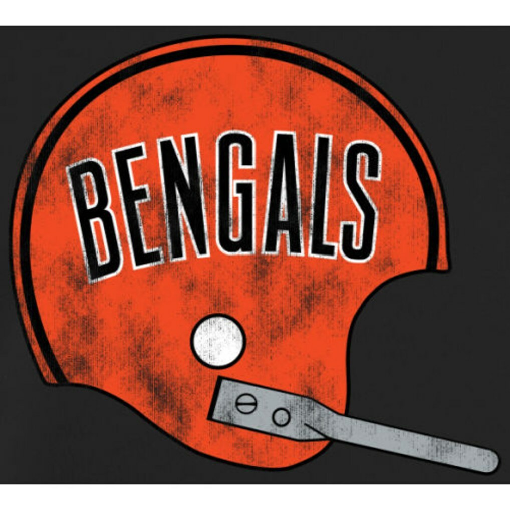 Cincinnati Bengals  Throwback Logo Pullover Hoodie