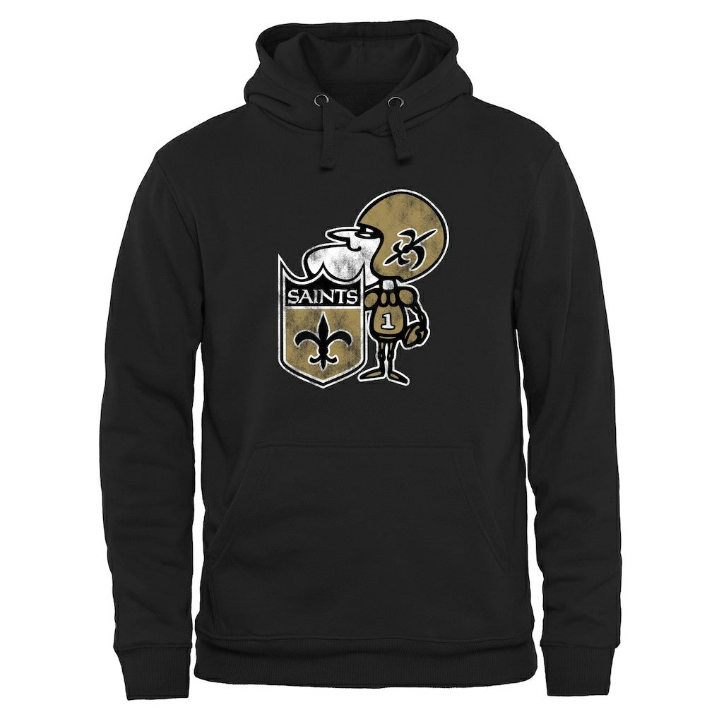New Orleans Saints  Throwback Logo Pullover Hoodie
