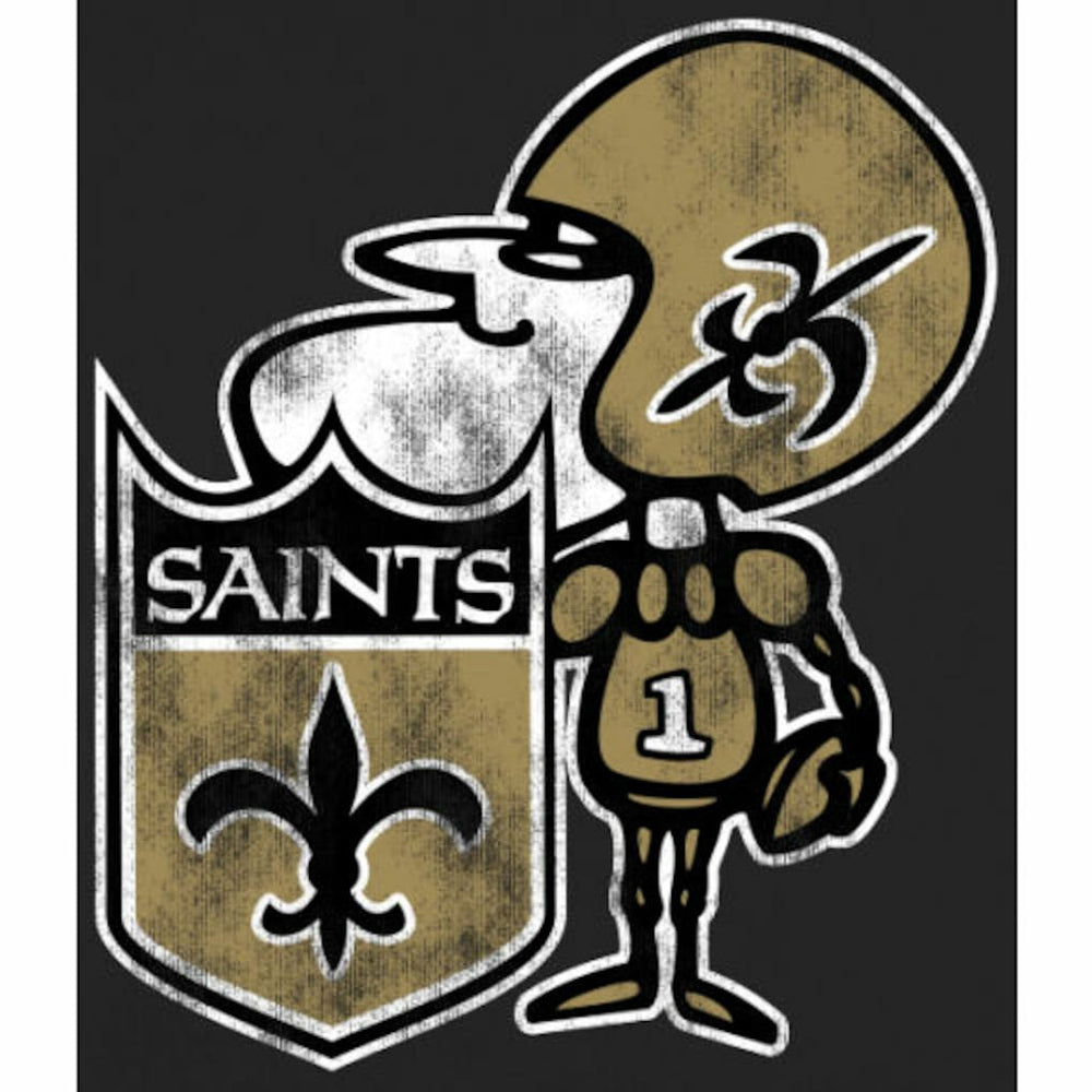 New Orleans Saints  Throwback Logo Pullover Hoodie