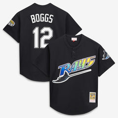 Wade Boggs Tampa Bay Rays Mitchell & Ness Authentic Batting Practice Jersey | MLB New