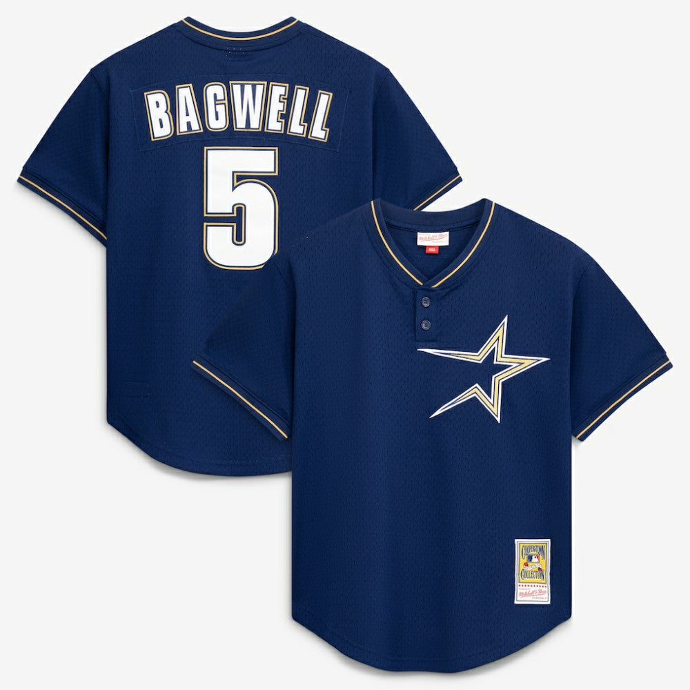 Jeff Bagwell Houston Astros Mitchell & Ness Authentic Batting Practice Jersey | MLB Outlet