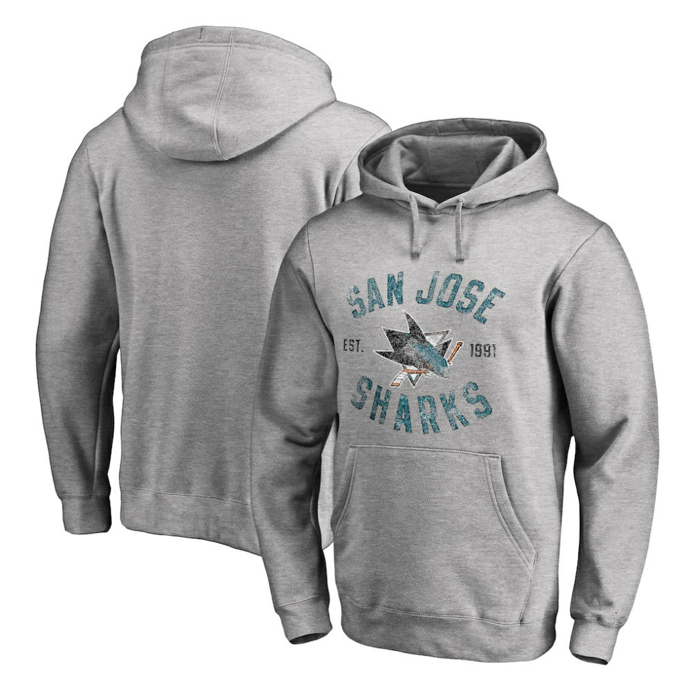 San Jose Sharks Heritage Pullover Hoodie For Sale