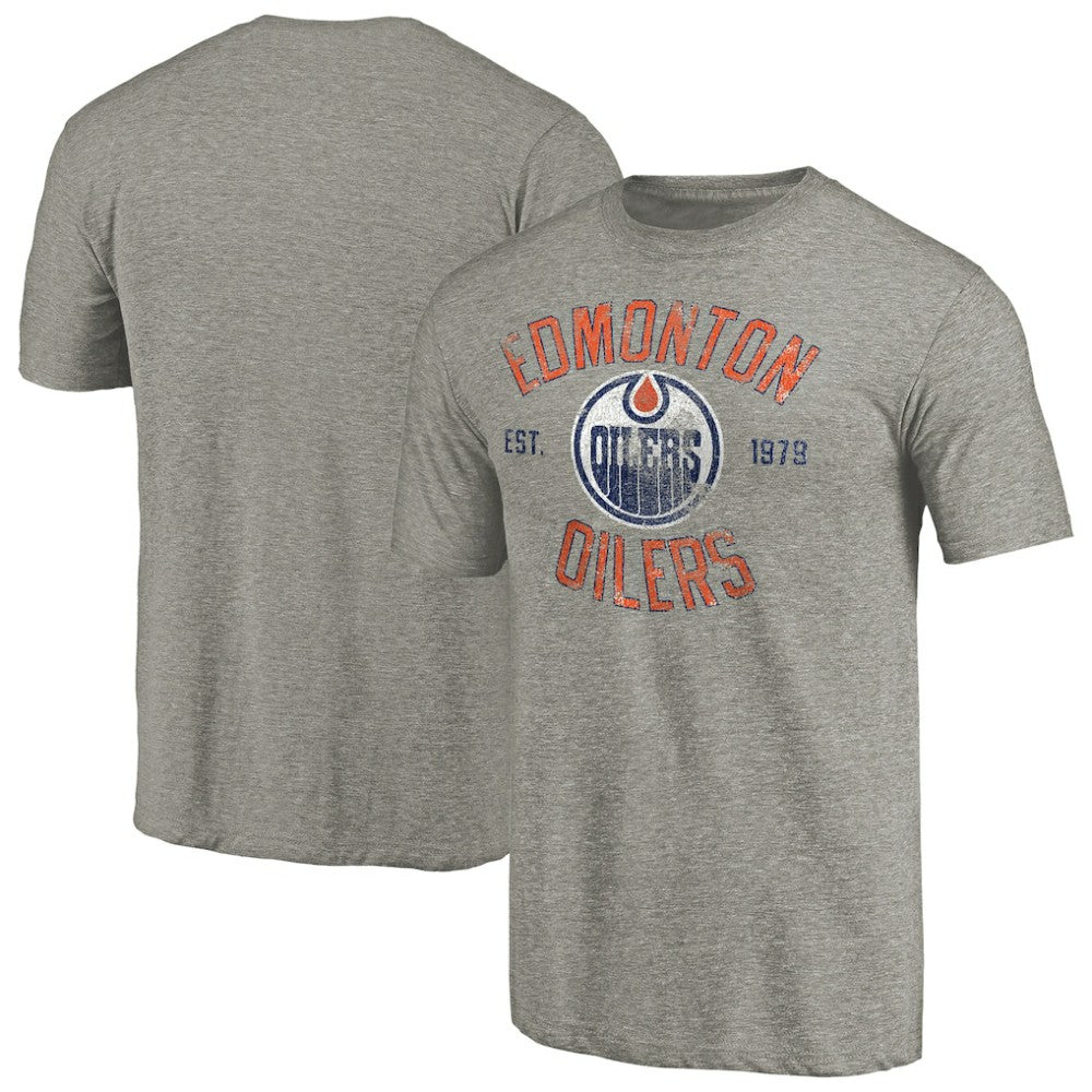 Edmonton Oilers Heritage Tri-Blend T-Shirt Sale