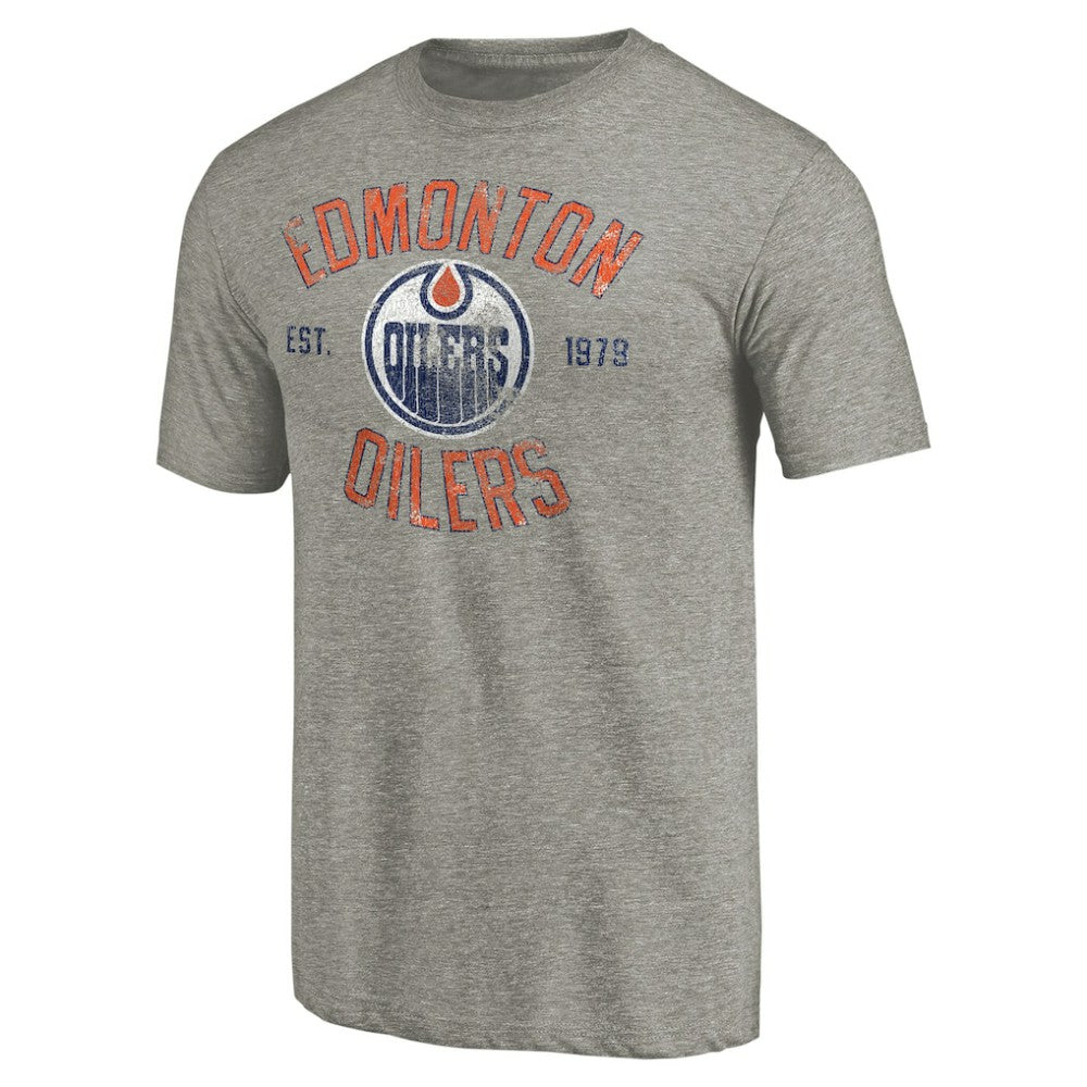 Edmonton Oilers Heritage Tri-Blend T-Shirt Sale