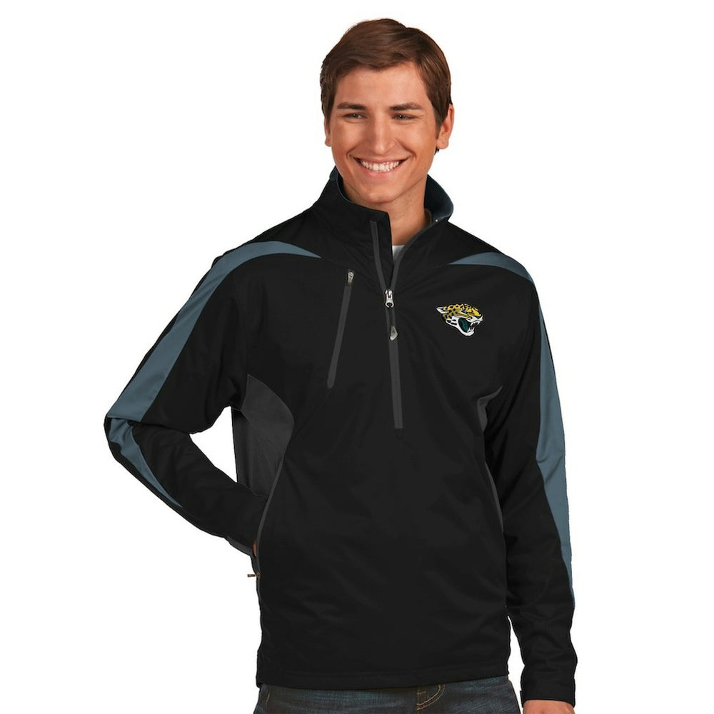 Jacksonville Jaguars  Antigua Discover Desert Dry Xtra-Lite Half-Zip Jacket