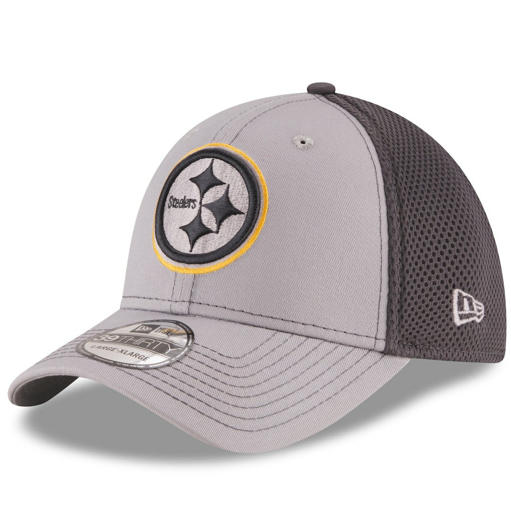 Pittsburgh Steelers New Era Grayed Out Neo 2 39THIRTY Flex Hat