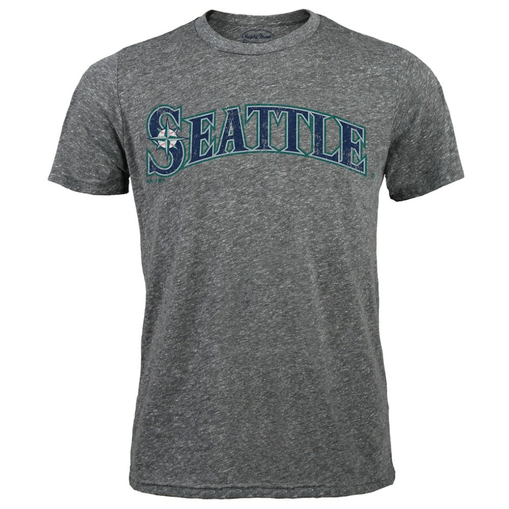 Hisashi Iwakuma Seattle Mariners Majestic Threads Premium Tri-Blend Name & Number T-Shirt | MLB Discount
