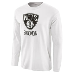 Brooklyn Nets Primary Logo Long Sleeve T-Shirt Discount