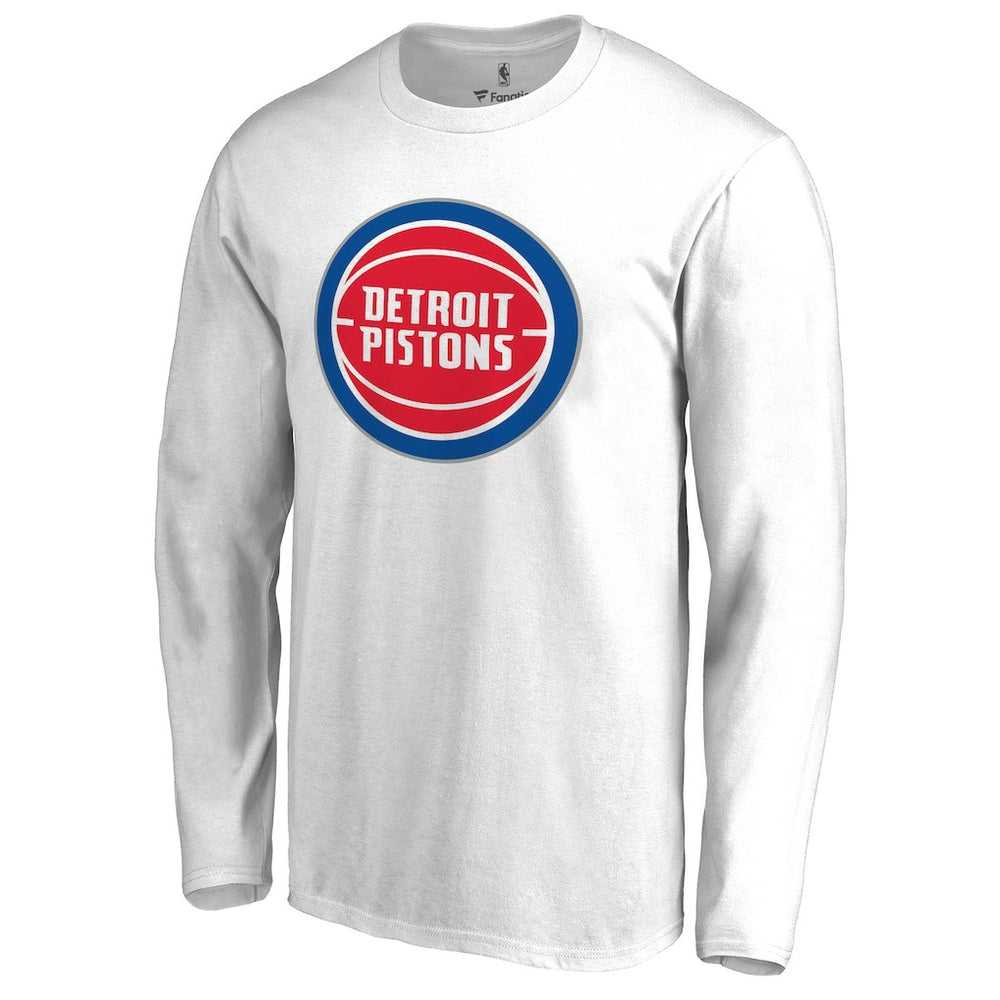 Detroit Pistons Primary Logo Long Sleeve T-Shirt sale Online