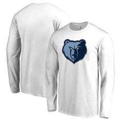 Memphis Grizzlies Primary Logo Long Sleeve T-Shirt On Sale