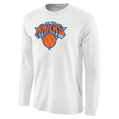 New York Knicks Primary Logo Long Sleeve T-Shirt For Sale