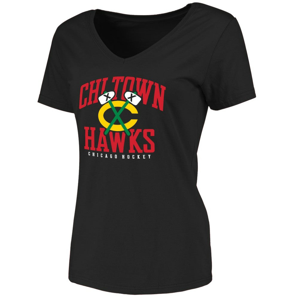 Chicago Blackhawks Women's Hometown Collection Chi Town Hawks T-Shirt Online