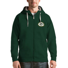 Green Bay Packers  Antigua Victory Full-Zip Hoodie