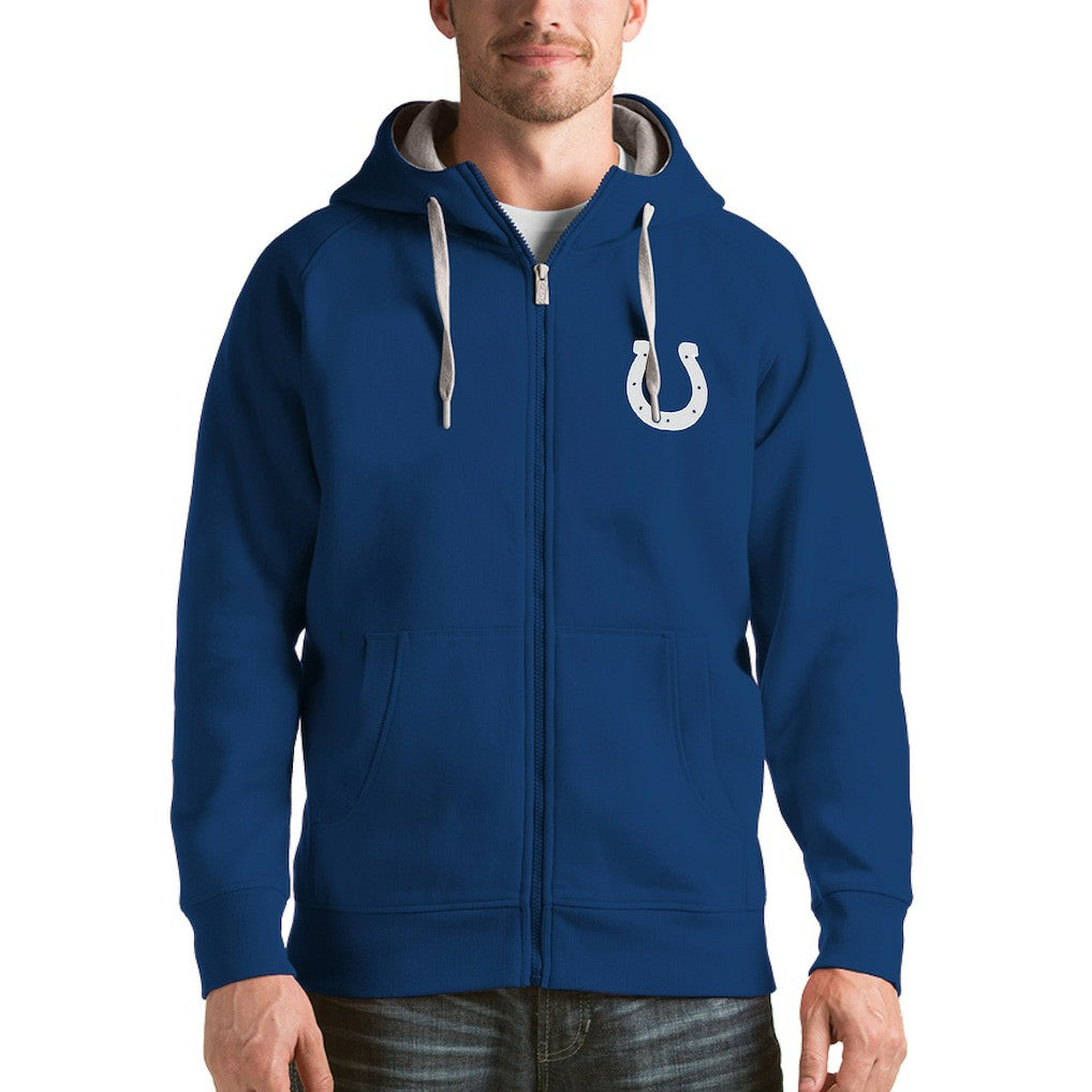Indianapolis Colts  Antigua Victory Full-Zip Hoodie