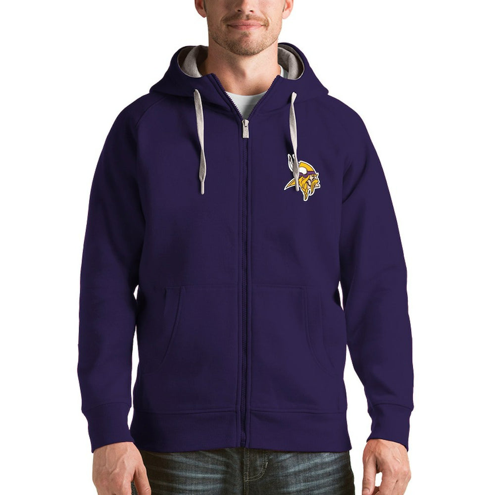 Minnesota Vikings  Antigua Victory Full-Zip Hoodie