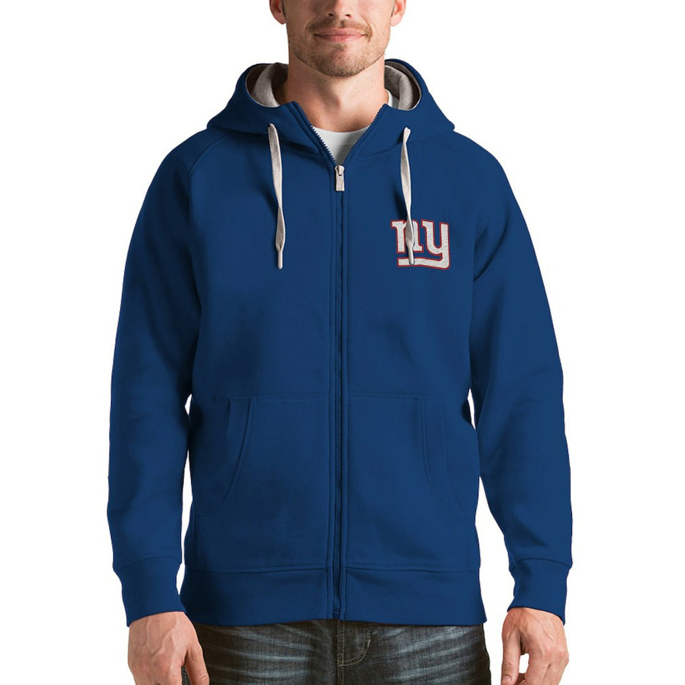 New York Giants  Antigua Victory Full-Zip Hoodie