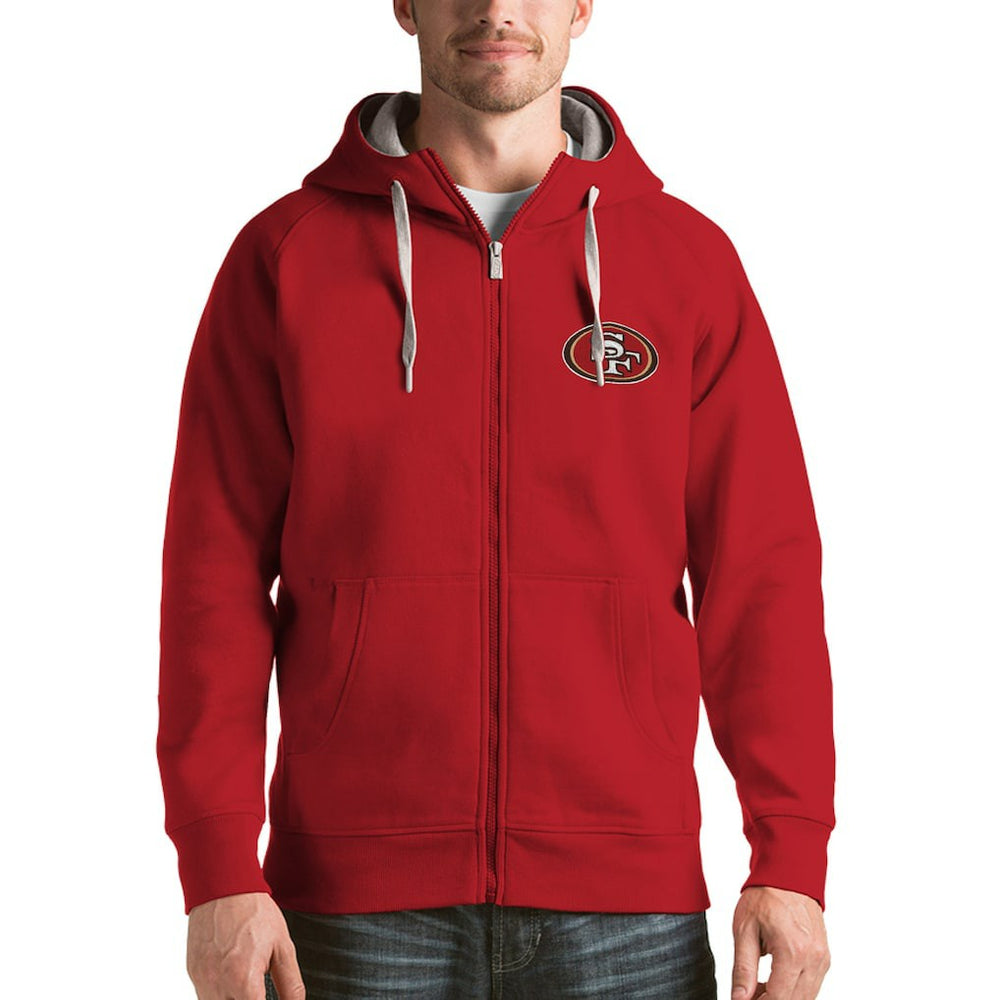 San Francisco 49ers  Antigua Victory Full-Zip Hoodie