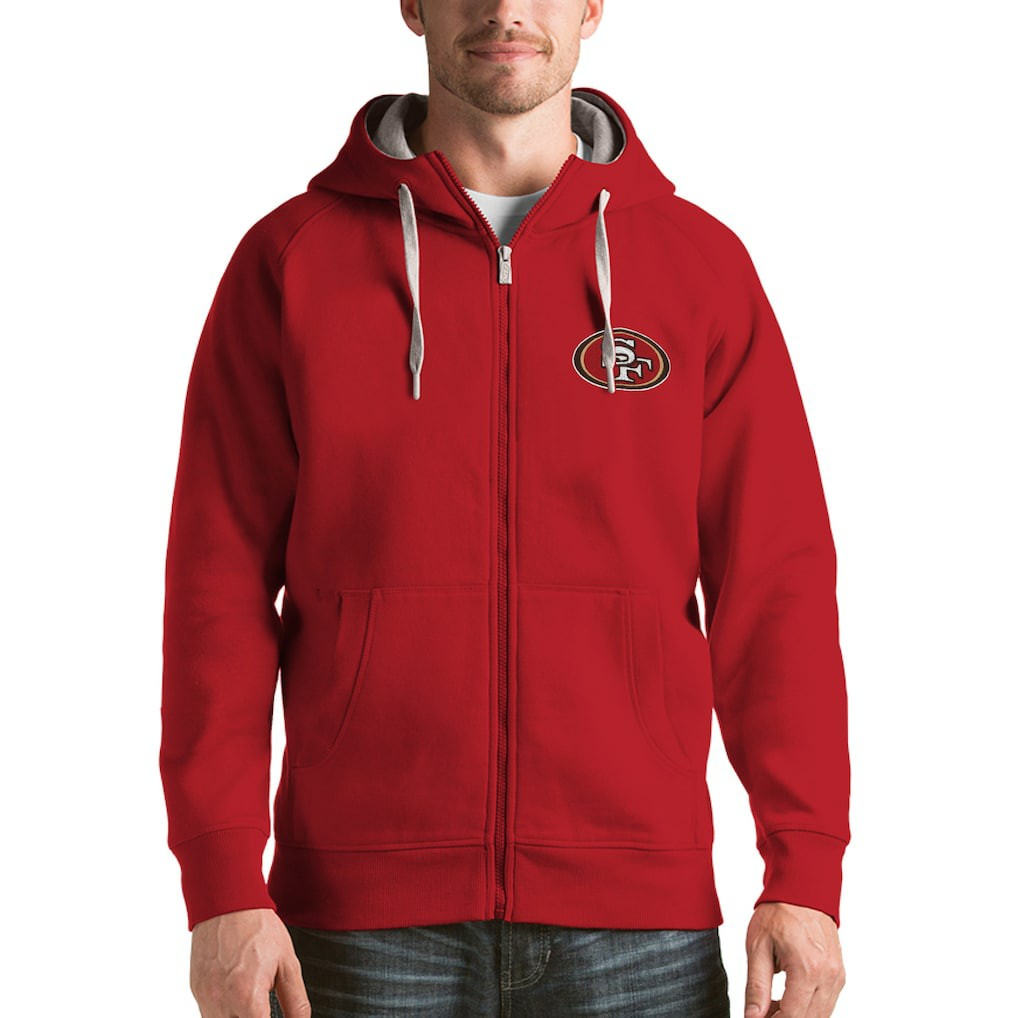 San Francisco 49ers  Antigua Victory Full-Zip Hoodie