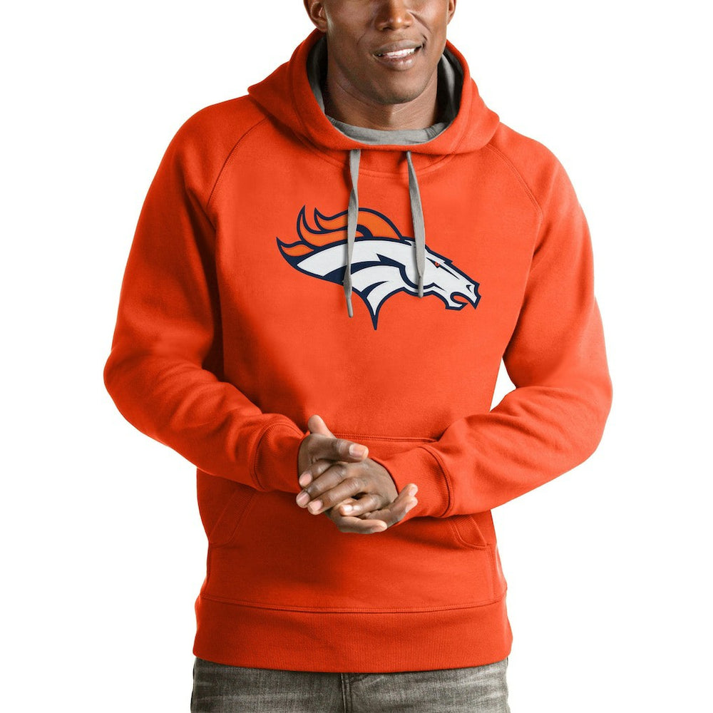 Denver Broncos  Antigua Victory Pullover Hoodie