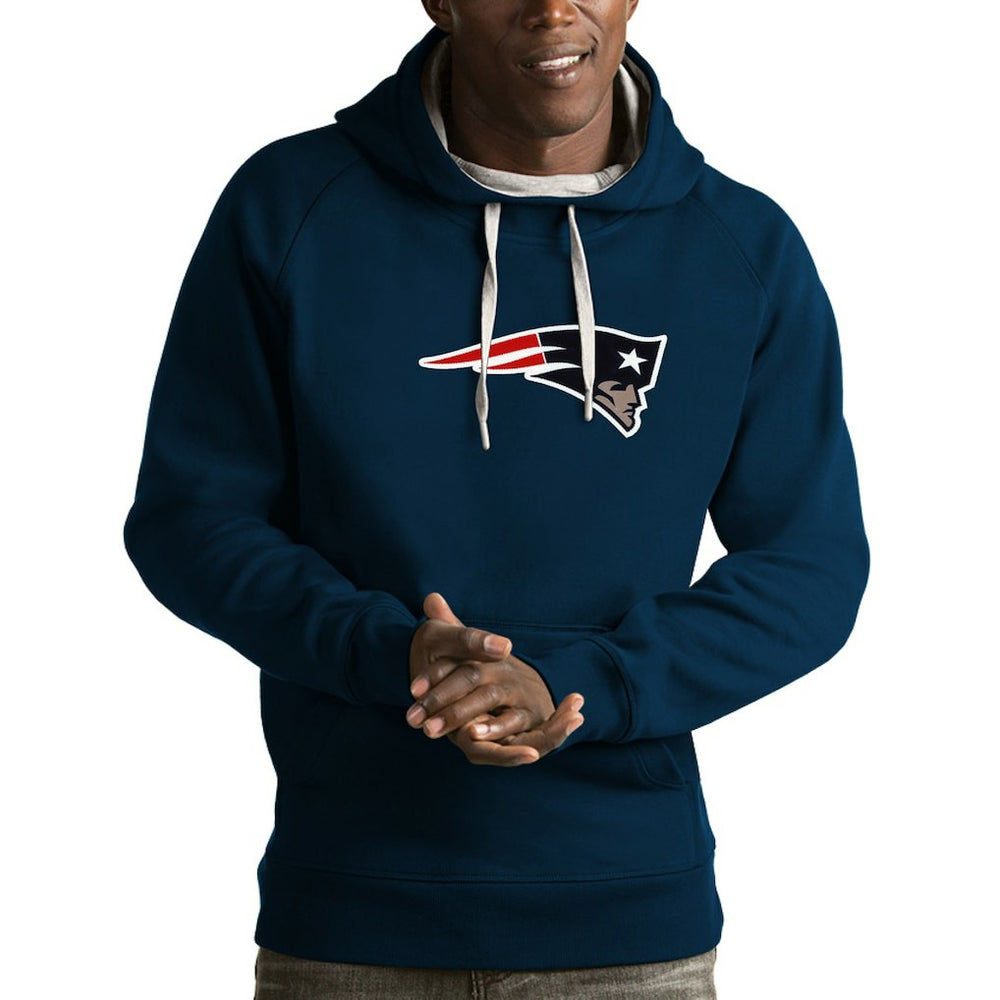 New England Patriots  Antigua Victory Pullover Hoodie