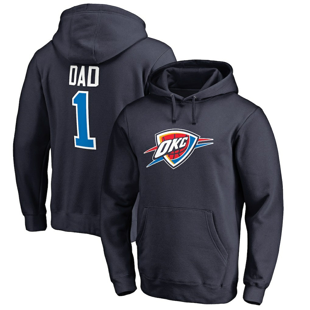 Oklahoma City Thunder #1 Dad Pullover Hoodie Online