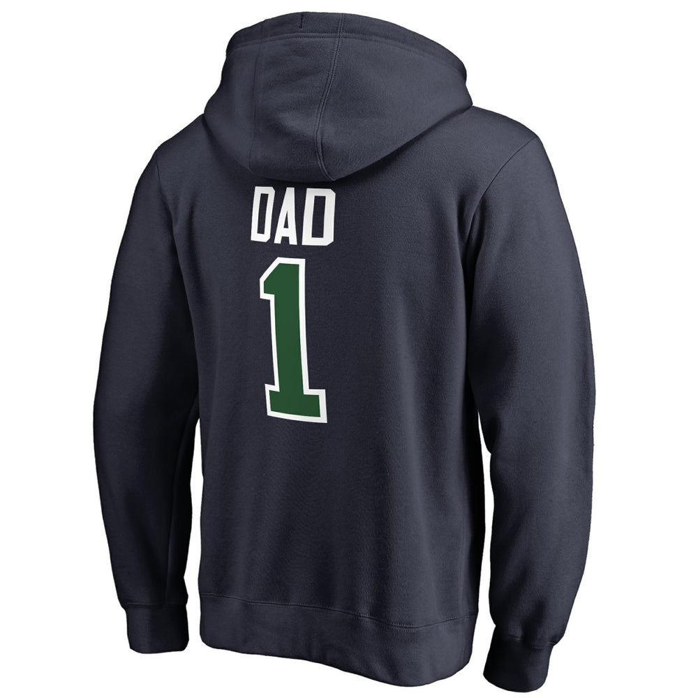 Utah Jazz #1 Dad Pullover Hoodie On Sale