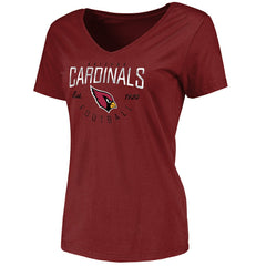 Arizona Cardinals  Women's Live For It V-Neck T-Shirt