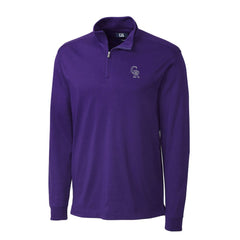 Colorado Rockies Cutter & Buck Belfair Half-Zip Pullover Jacket | MLB New