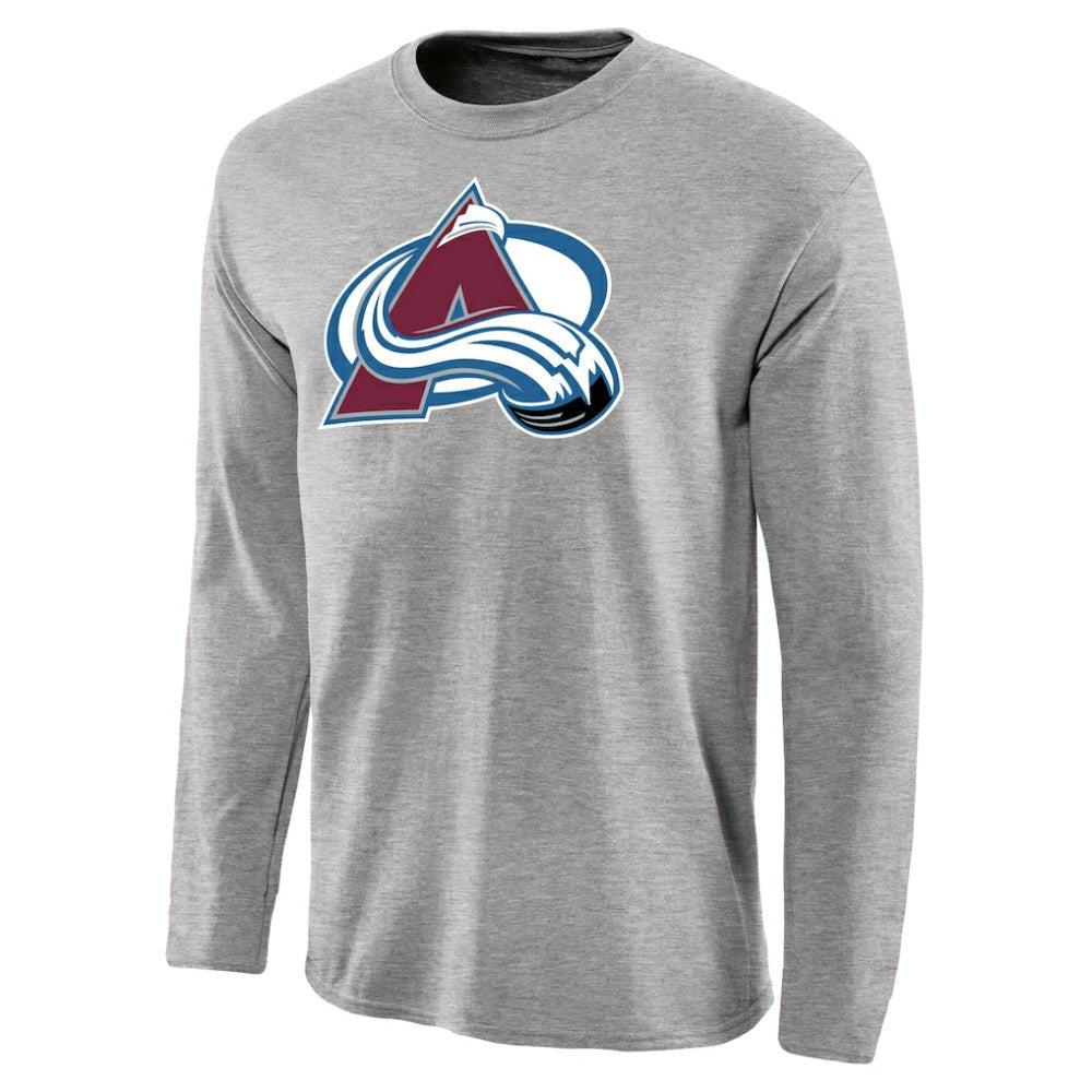 Colorado Avalanche Team Primary Logo Long Sleeve T-Shirt Discount