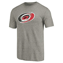 Carolina Hurricanes Distressed Team Logo Tri-Blend T-Shirt Sale