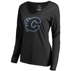 Calgary Flames Women's Pond Hockey Long Sleeve T-Shirt Sale