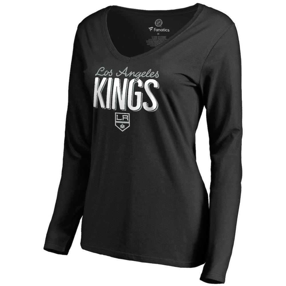 Los Angeles Kings Women's Nostalgia Long Sleeve T-Shirt Discount
