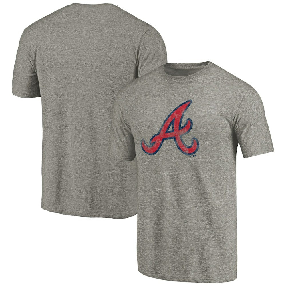 Atlanta Braves Distressed Team 2 Tri-Blend T-Shirt | MLB US