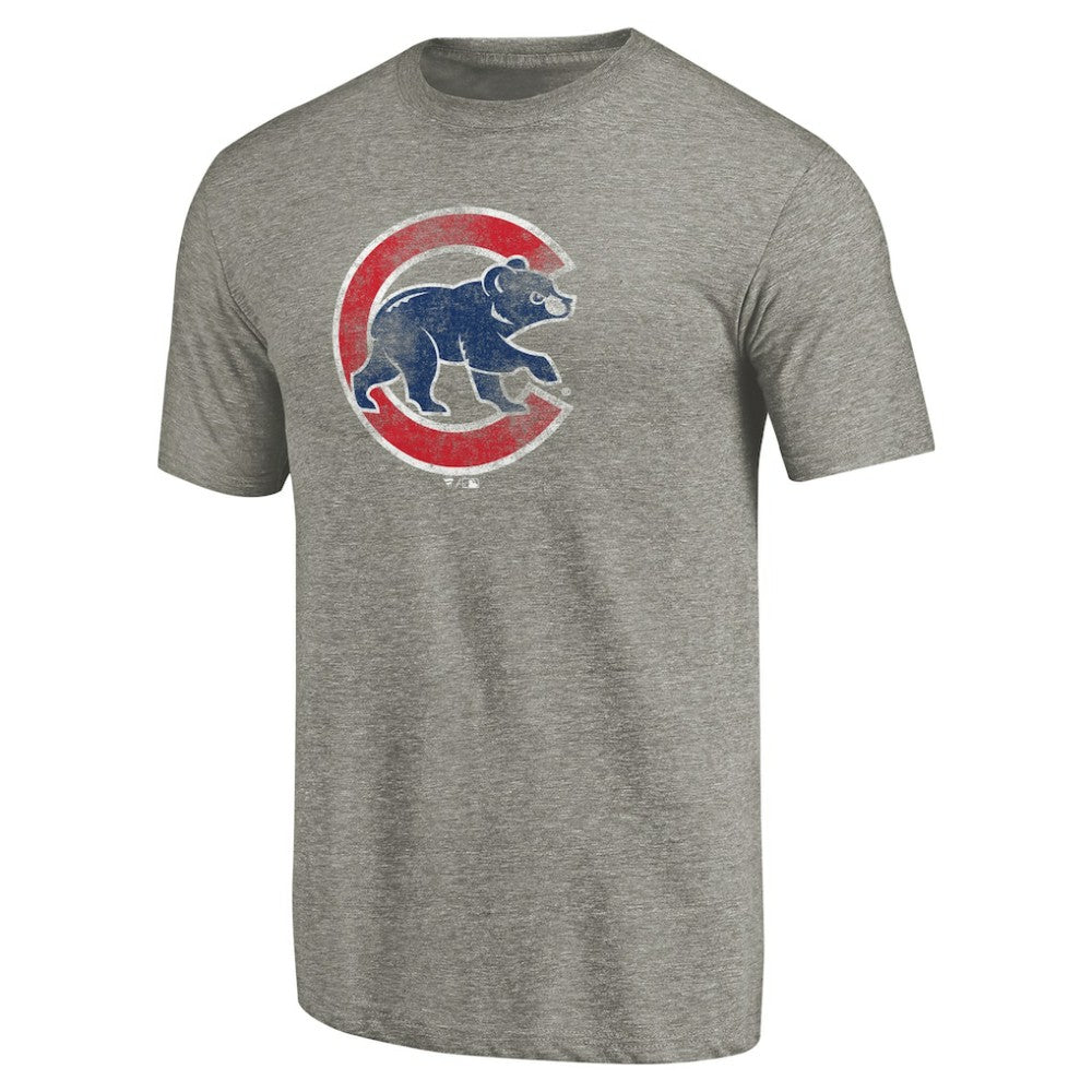 Chicago Cubs Distressed Team Tri-Blend T-Shirt | MLB For sale