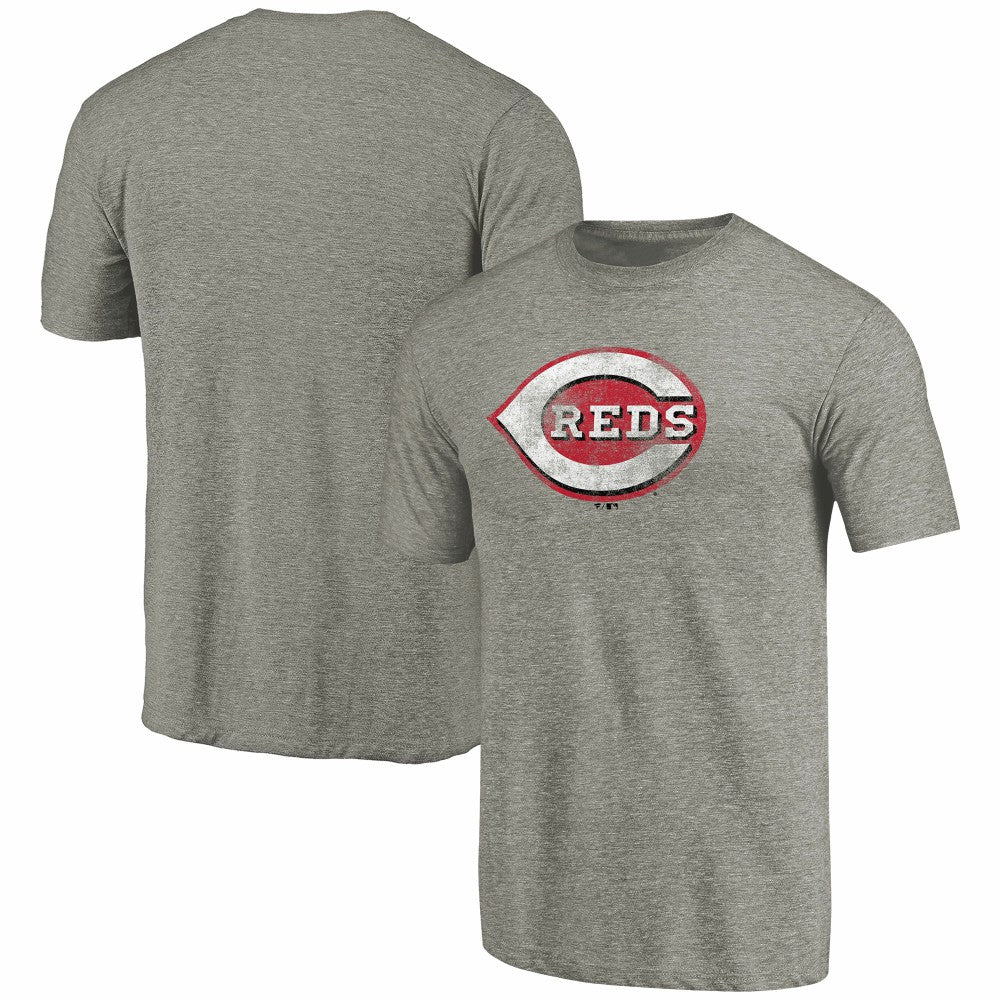 Cincinnati Reds Distressed Team Tri-Blend T-Shirt | MLB For sale