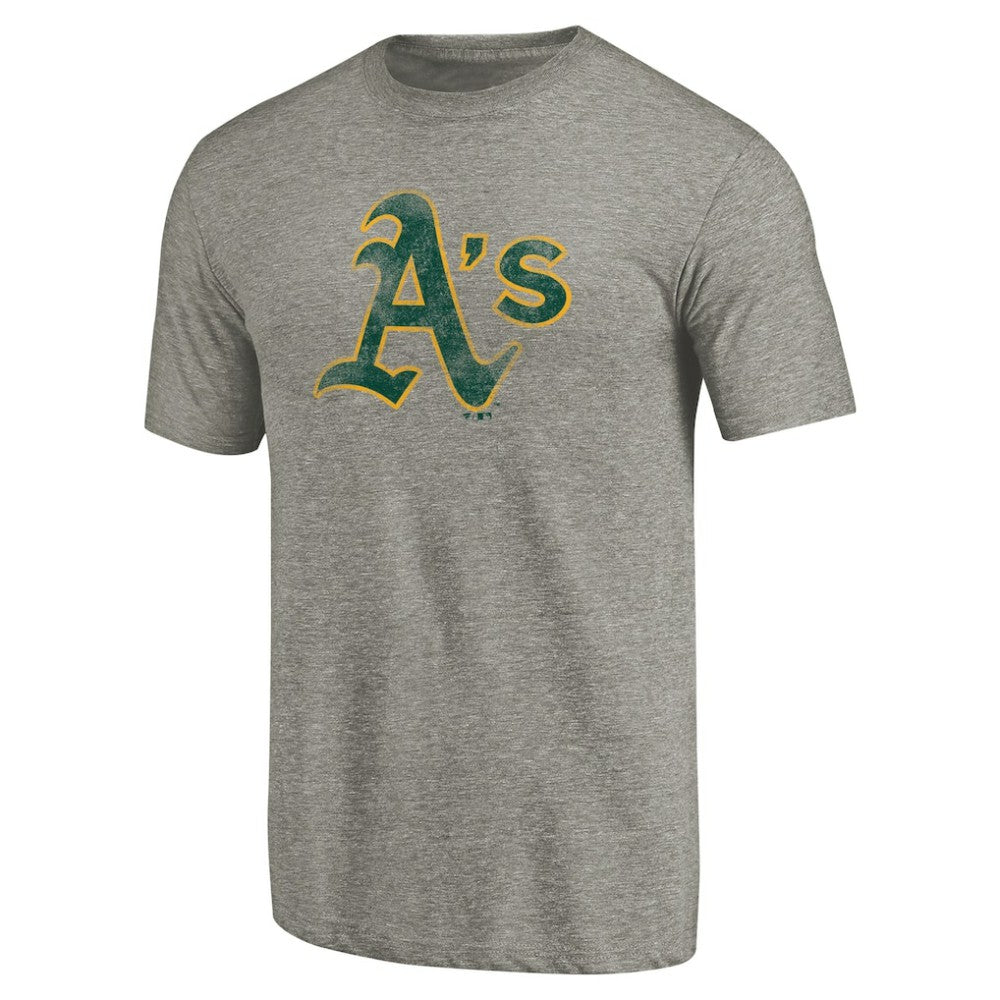 Athletics Distressed Team Tri-Blend T-Shirt | MLB US
