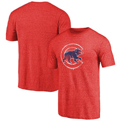 Chicago Cubs Distressed Team 2 Tri-Blend T-Shirt | MLB Shop