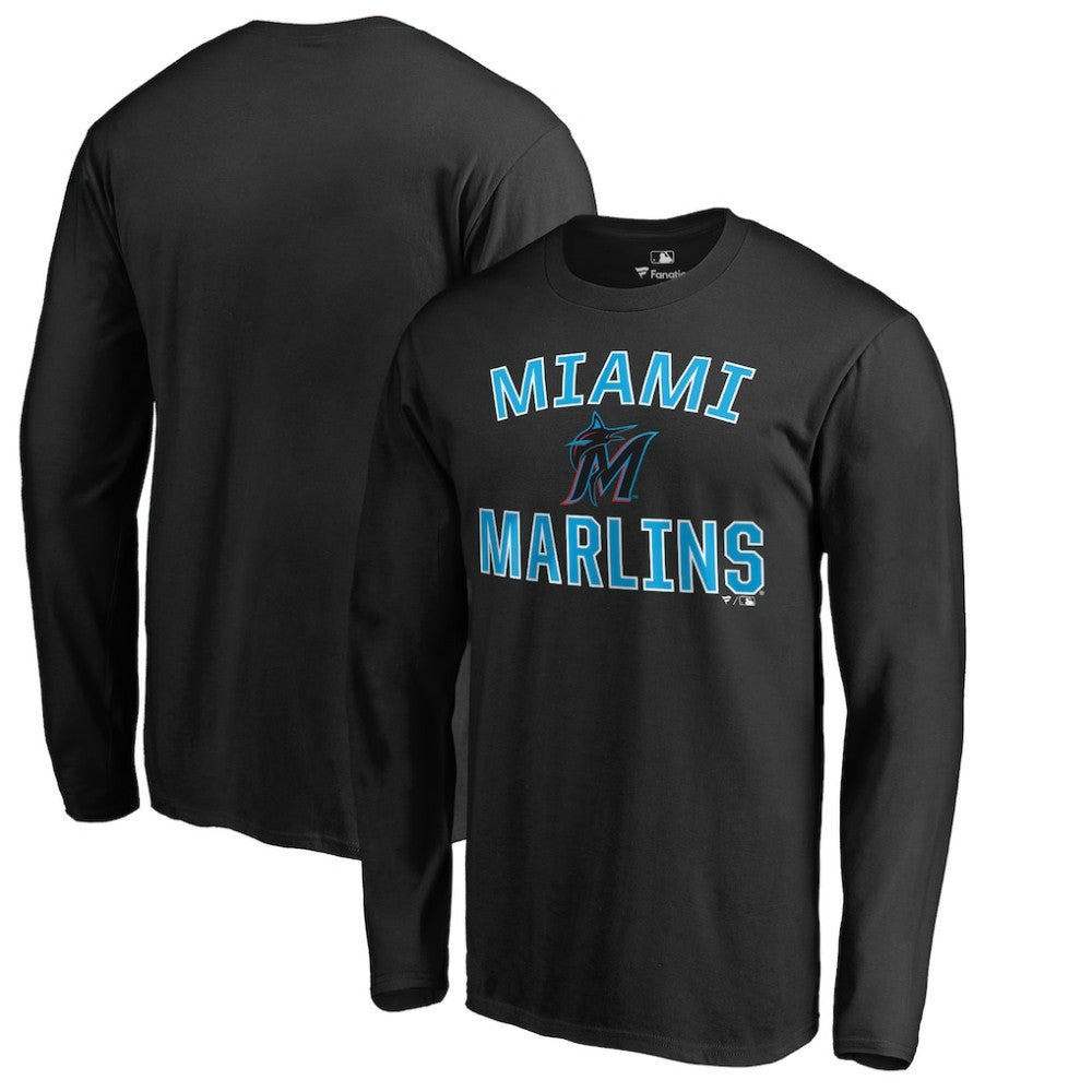 Miami Marlins Victory Arch Long Sleeve T-Shirt | MLB Shop