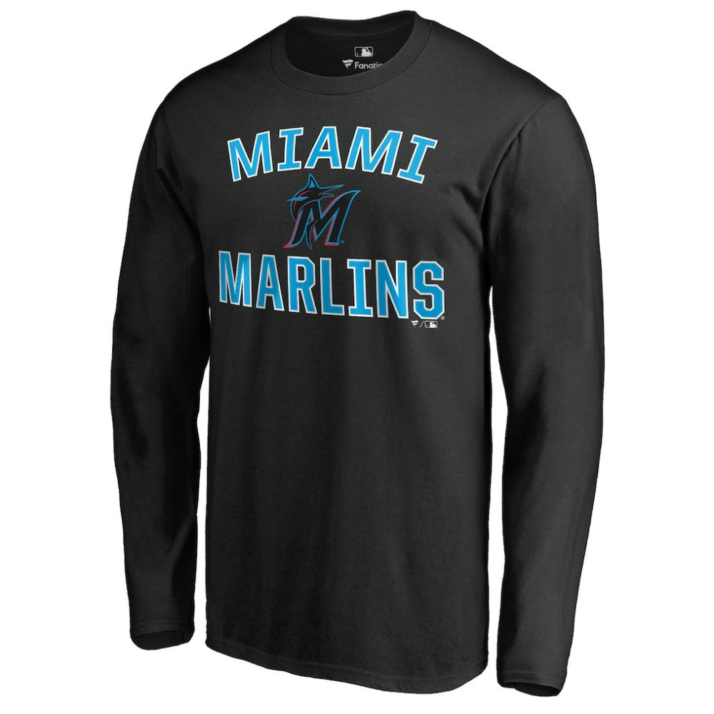 Miami Marlins Victory Arch Long Sleeve T-Shirt | MLB Shop