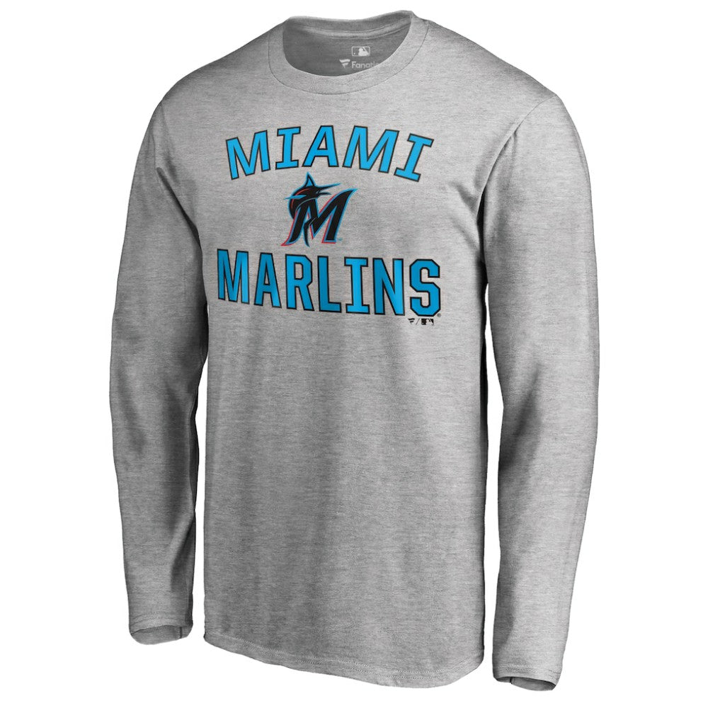 Miami Marlins Victory Arch Long Sleeve T-Shirt | MLB On Sale