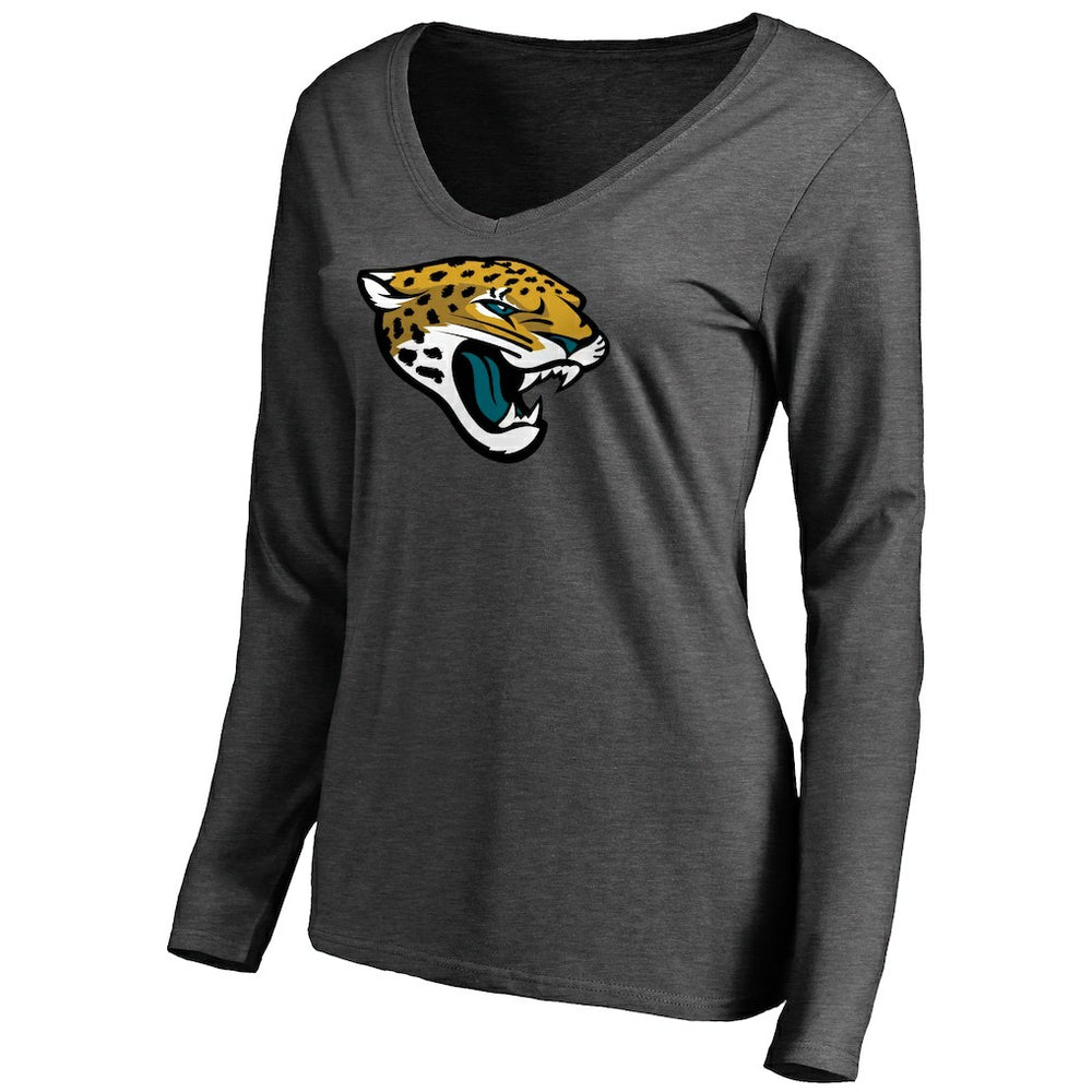 Jacksonville Jaguars  Women's Team Logo Long Sleeve T-Shirt