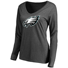 Philadelphia Eagles  Women's Team Logo Long Sleeve T-Shirt