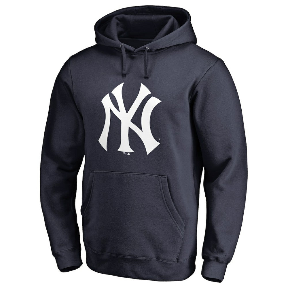 New York Yankees Team Color Primary Logo 2 Pullover Hoodie | MLB Near me