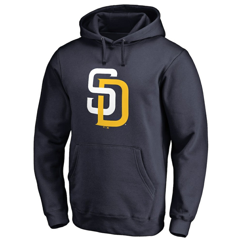 San Diego Padres Official Logo Fitted Pullover Hoodie | MLB Outlet