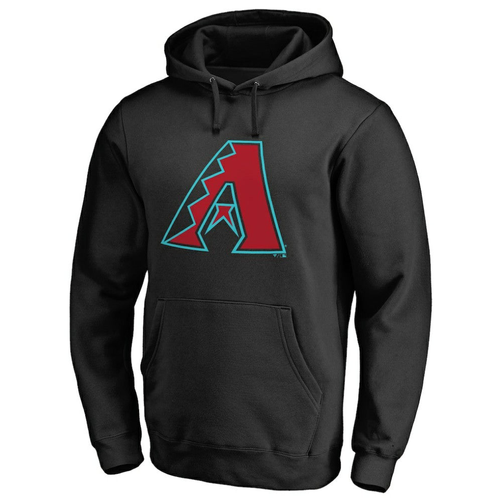Arizona Diamondbacks Official Logo Fitted Pullover Hoodie | MLB On Sale