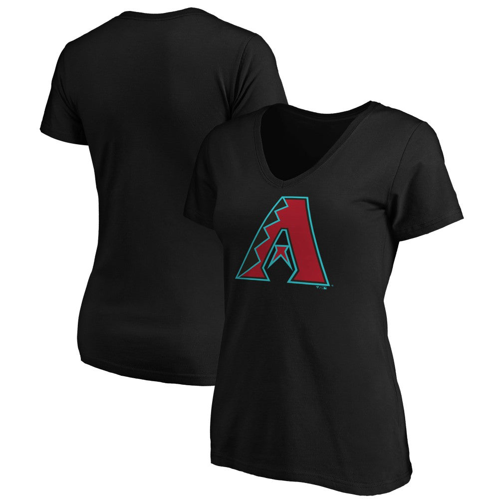 Arizona Diamondbacks Women's Secondary Color Primary Logo T-Shirt | MLB Shop