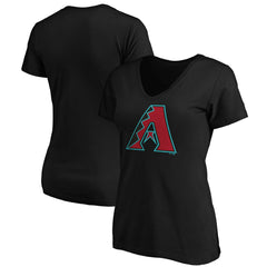 Arizona Diamondbacks Women's Secondary Color Primary Logo T-Shirt | MLB Shop