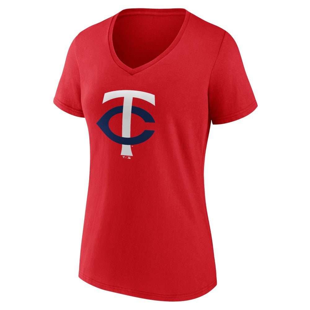 Minnesota Twins Women's Secondary Color Primary Logo T-Shirt | MLB For sale