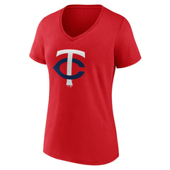 Minnesota Twins Women's Secondary Color Primary Logo T-Shirt | MLB For sale