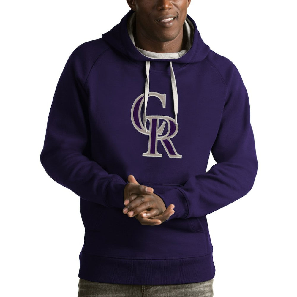 Colorado Rockies Antigua Victory Pullover Hoodie | MLB US